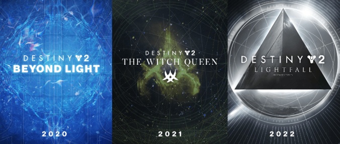 Destiny 2 - Expansions Roadmap / Calendrier DLC - Beyond Light - The Witch Queen - Lightfall
